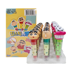 (타) (낱개바코드있음) 에이플)짱구는못말려립스틱모양캔디 90g(5g*18) x 1개